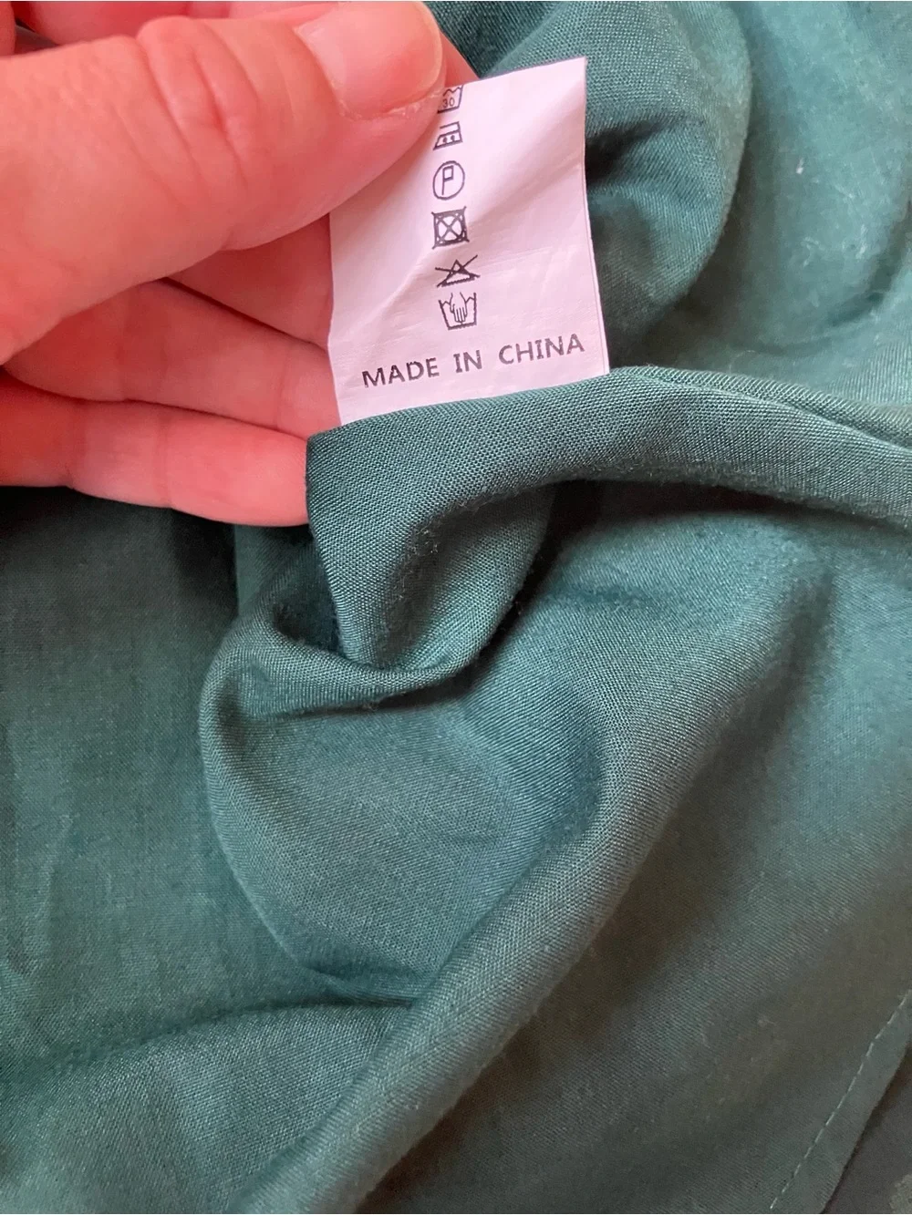 Girls 8-9 Deep Blue-Green chiffon dress with puffy dots